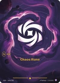 Chaos Rune (Alternate Art) - Riftbound: League of Legends Trading Card Game Origins trading card