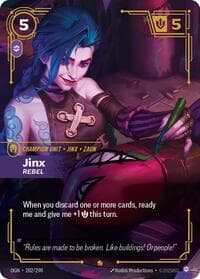 Jinx - Rebel - Riftbound: League of Legends Trading Card Game Origins trading card