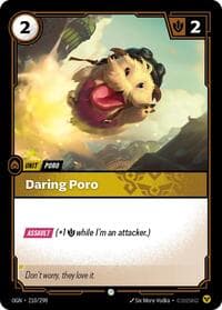 Daring Poro - Riftbound: League of Legends Trading Card Game Origins trading card