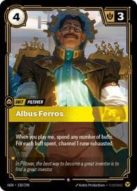 Albus Ferros - Riftbound: League of Legends Trading Card Game Origins trading card