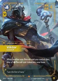 Viktor - Leader - Riftbound: League of Legends Trading Card Game Origins trading card