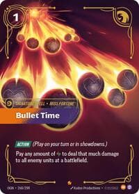 Bullet Time - Riftbound: League of Legends Trading Card Game Origins trading card