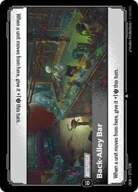 Back-Alley Bar - Riftbound: League of Legends Trading Card Game Origins trading card