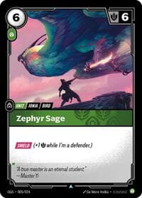 Zephyr Sage - Riftbound: League of Legends Trading Card Game Origins: Proving Grounds trading card