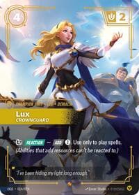 Lux - Crownguard - Riftbound: League of Legends Trading Card Game Origins: Proving Grounds trading card