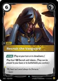Recruit the Vanguard - Riftbound: League of Legends Trading Card Game Origins: Proving Grounds trading card