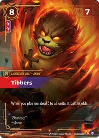 Tibbers - Riftbound: League of Legends Trading Card Game Origins: Proving Grounds trading card