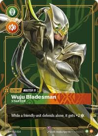 Master Yi - Wuju Bladesman (Starter) - Riftbound: League of Legends Trading Card Game Origins: Proving Grounds trading card