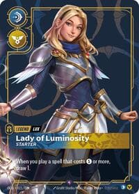 Lux - Lady of Luminosity (Starter) - Riftbound: League of Legends Trading Card Game Origins: Proving Grounds trading card