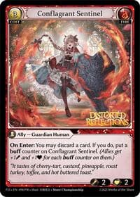 Conflagrant Sentinel - Grand Archive TCG Promotional Cards trading card