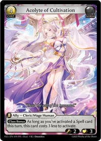 Acolyte of Cultivation - Grand Archive TCG Promotional Cards trading card