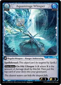 Aquamirage Whisper - Grand Archive TCG Promotional Cards trading card