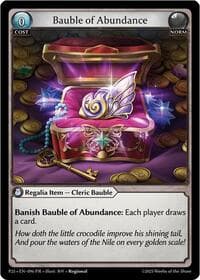 Bauble of Abundance (096) - Grand Archive TCG Promotional Cards trading card