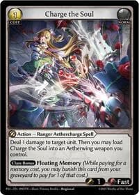 Charge the Soul - Grand Archive TCG Promotional Cards trading card