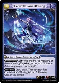 Constellation's Blessing - Grand Archive TCG Promotional Cards trading card