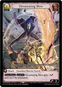 Devastating Blow - Grand Archive TCG Promotional Cards trading card