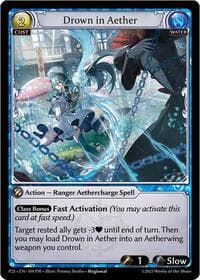 Drown in Aether - Grand Archive TCG Promotional Cards trading card