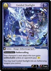 Guided Starlight - Grand Archive TCG Promotional Cards trading card