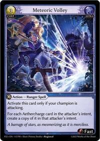 Meteoric Volley - Grand Archive TCG Promotional Cards trading card