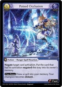 Poised Occlusion - Grand Archive TCG Promotional Cards trading card