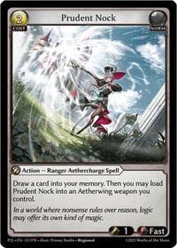 Prudent Nock - Grand Archive TCG Promotional Cards trading card