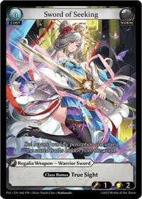 Sword of Seeking - Grand Archive TCG Promotional Cards trading card