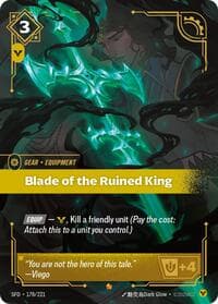 Blade of the Ruined King - Riftbound: League of Legends Trading Card Game Spiritforged trading card
