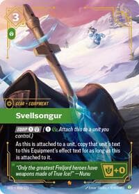 Svellsongur - Riftbound: League of Legends Trading Card Game Spiritforged trading card