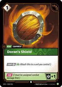 Doran's Shield - Riftbound: League of Legends Trading Card Game Spiritforged trading card