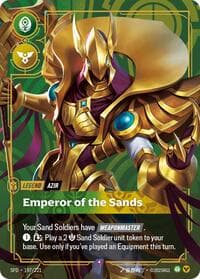 Azir - Emperor of the Sands - Riftbound: League of Legends Trading Card Game Spiritforged trading card