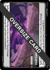 Void Gate (Oversized) - Riftbound: League of Legends Trading Card Game Origins: Proving Grounds trading card