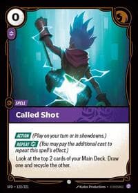 Called Shot - Riftbound: League of Legends Trading Card Game Spiritforged trading card