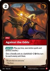 Against the Odds - Riftbound: League of Legends Trading Card Game Spiritforged trading card