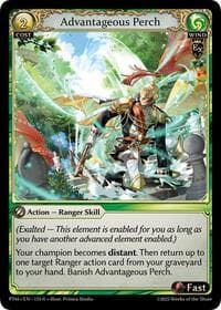 Advantageous Perch - Grand Archive TCG Phantom Monarchs trading card