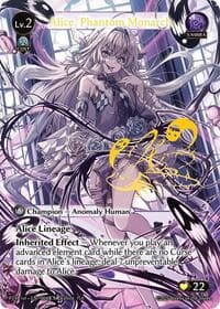 Alice, Phantom Monarch (CSR) - Grand Archive TCG Phantom Monarchs trading card