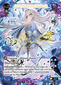 Alice, Phantom Monarch (CUR) - Grand Archive TCG Phantom Monarchs trading card