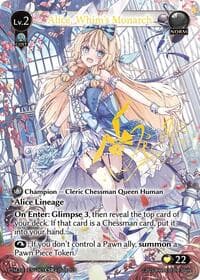 Alice, Whim's Monarch (CSR) - Grand Archive TCG Phantom Monarchs trading card