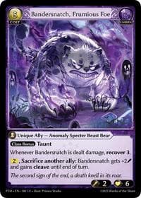 Bandersnatch, Frumious Foe - Grand Archive TCG Phantom Monarchs trading card