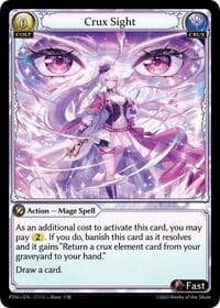 Crux Sight - Grand Archive TCG Phantom Monarchs trading card
