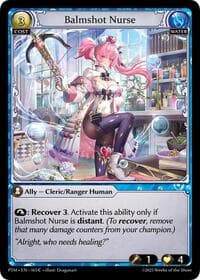 Balmshot Nurse (Curio Foil) - Grand Archive TCG Phantom Monarchs trading card