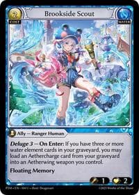 Brookside Scout (Curio Foil) - Grand Archive TCG Phantom Monarchs trading card