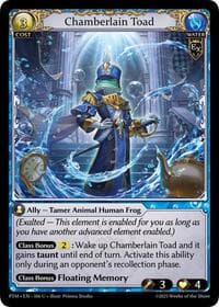 Chamberlain Toad (Curio Foil) - Grand Archive TCG Phantom Monarchs trading card