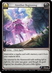 Another Beginning - Grand Archive TCG Merlin Re: Collection, Brilliant Vestige trading card