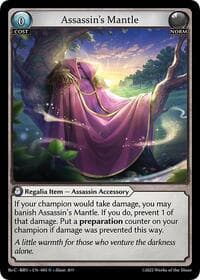 Assassin's Mantle - Grand Archive TCG Merlin Re: Collection, Brilliant Vestige trading card