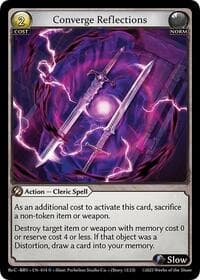Converge Reflections - Grand Archive TCG Merlin Re: Collection, Brilliant Vestige trading card