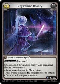 Crystalline Reality - Grand Archive TCG Merlin Re: Collection, Brilliant Vestige trading card