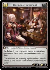 Dormouse Informant - Grand Archive TCG Merlin Re: Collection, Brilliant Vestige trading card