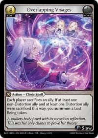 Overlapping Visages (025A) - Grand Archive TCG Merlin Re: Collection, Brilliant Vestige trading card
