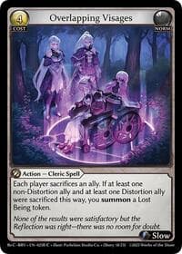 Overlapping Visages (025B) - Grand Archive TCG Merlin Re: Collection, Brilliant Vestige trading card