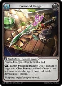 Poisoned Dagger - Grand Archive TCG Merlin Re: Collection, Brilliant Vestige trading card